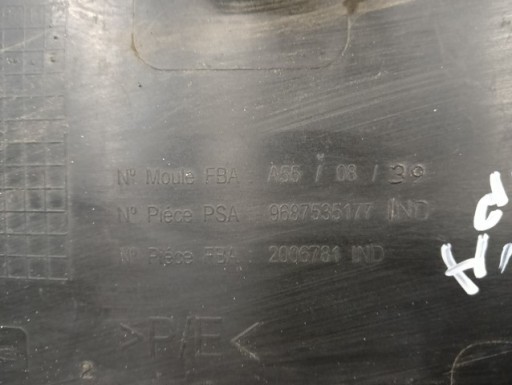 SPOJLER DODATAK LAJSNA BRANIKA ZADNJI CITROEN DS3 DS-3 08-