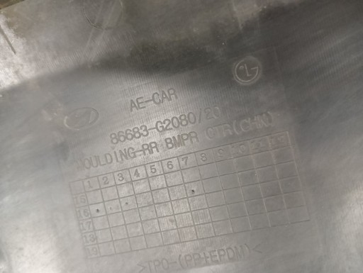 SPOJLER DODATAK LAJSNA BRANIKA ZADNJI HYUNDAI IONIQ 16-