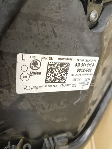 LAMPA FAR LIJEVA STRANA LED SKODA RAPID 5JA REDIZAJN 16-