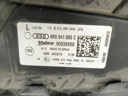 LAMPA FAR LIJEVA STRANA BI-XENON NIJE ZAKRETNI AUDI Q5 8R REDIZAJN 12-17R LAMPA FAR LIJEVA STRANA BI-XENON NIJE ZAKRETNI AUDI Q5 8R REDIZAJN 12-17R