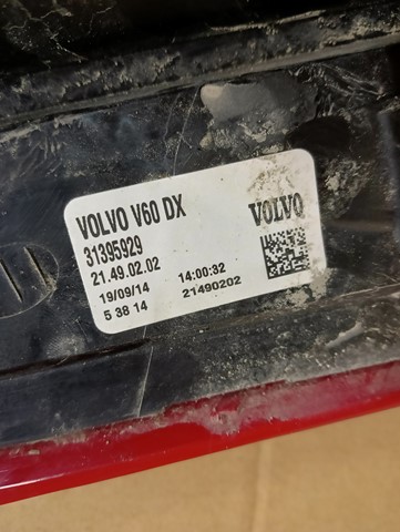 LAMPA FAR DESNA STRANA ZADNJA ZADNJI LED VOLVO V60 I 1 REDIZAJN 13-17R LAMPA FAR DESNA STRANA ZADNJA ZADNJI LED VOLVO V60 I 1 REDIZAJN 13-17R