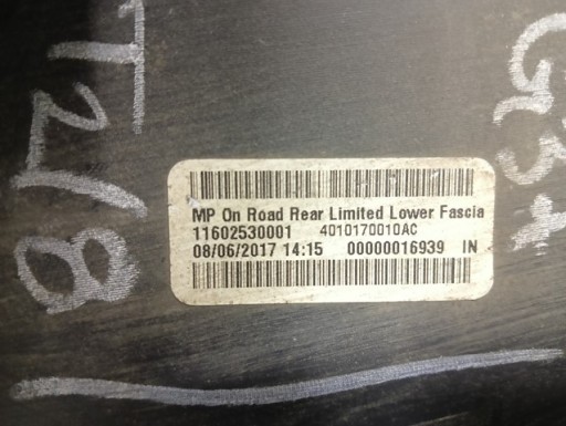 SPOJLER BRANIKA ZADNJI ZADNJA JEEP COMPASS II 2 17-