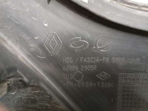 SPOJLER BRANIKA PREDNJA STRANA RENAULT KOLEOS II 2 17-