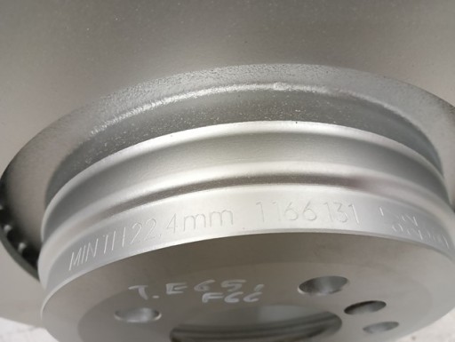 NOVO DISK KOČNICE ZADNJI ZADNJA BMW VII 7 E65 E66 NOVO DISK KOČNICE ZADNJI ZADNJA BMW VII 7 E65 E66