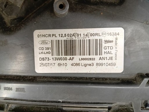 LAMPA FAR LIJEVA STRANA FORD MONDEO MK5 V 14-
