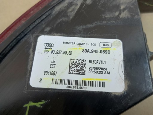 LAMPA FAR LIJEVA STRANA ZADNJA ZADNJI AUDI Q5 II 2 80A 17-20R LAMPA FAR LIJEVA STRANA ZADNJA ZADNJI AUDI Q5 II 2 80A 17-20R