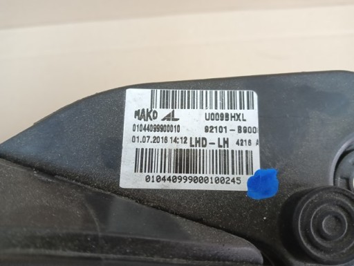 LAMPA FAR LIJEVA STRANA HYUNDAI I10 II 2 14-
