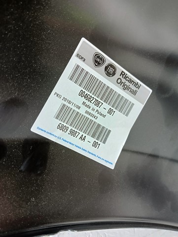 NOVI ORIGINAL BLATOBRAN DESNA STRANA PREDNJA FIAT PANDA II 2 04-12R