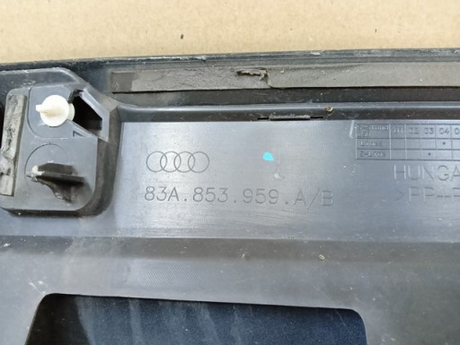 LAJSNA NA VRATA LIJEVA STRANA PREDNJA AUDI Q3 II 2 83A S-LINE 18- LAJSNA NA VRATA LIJEVA STRANA PREDNJA AUDI Q3 II 2 83A S-LINE 18-
