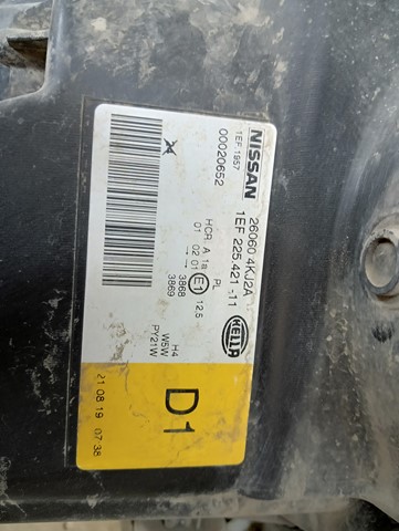 LAMPA FAR LIJEVA STRANA NISSAN NAVARA NP300 15-