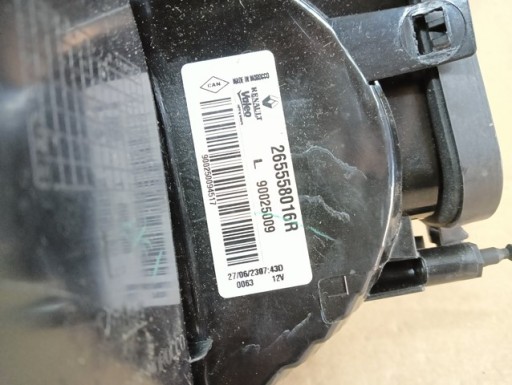 LAMPA FAR LIJEVA STRANA ZADNJA ZADNJI DACIA LODGY 12- LAMPA FAR LIJEVA STRANA ZADNJA ZADNJI DACIA LODGY 12-