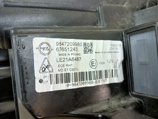 LAMPA FAR LIJEVA STRANA FULL LED OPEL ZAFIRA D VIVARO C REDIZAJN 24- LAMPA FAR LIJEVA STRANA FULL LED OPEL ZAFIRA D VIVARO C REDIZAJN 24-