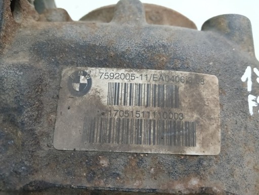 ZADNJI MOST DIFERENCIJAL BMW X3 F25 X4 F26 I3.08 7592005 ZADNJI MOST DIFERENCIJAL BMW X3 F25 X4 F26 I3.08 7592005