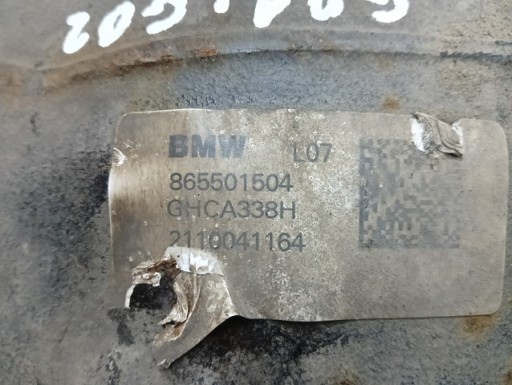 ZADNJI MOST DIFERENCIJAL BMW X3 G01 X4 G02 168LW I3.338 8655015