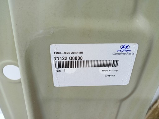 PRAG DESNA STRANA GOLI OPLATA HYUNDAI I20 III 3 20- PRAG DESNA STRANA GOLI OPLATA HYUNDAI I20 III 3 20-