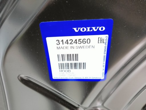 NOVO HAUBA POKLOPAC MOTORA VOLVO XC60 XC-60 II 2 17- NOVO HAUBA POKLOPAC MOTORA VOLVO XC60 XC-60 II 2 17-