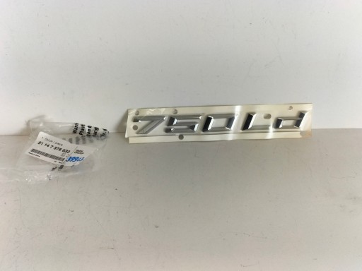 ZNAK EMBLEMAT NAPIS GEPEKA ZADNJI BMW 7 G11 G12 15-