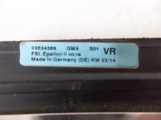 LAJSNA GRANIČNA DESNA STRANA PREDNJA OPEL INSIGNIA A 08- LAJSNA GRANIČNA DESNA STRANA PREDNJA OPEL INSIGNIA A 08-