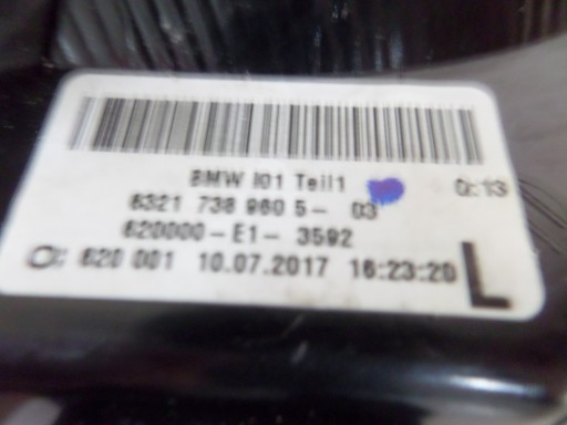 LAMPA FAR ZADNJA  ZADNJI LIJEVA STRANA BMW I3 I01 13-