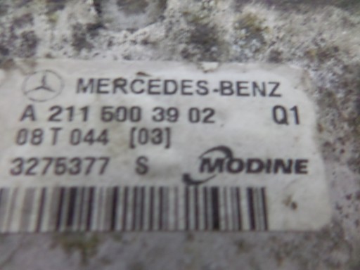 HLADNJAK INTERCOOLER MERCEDES CLS W219 04-10 CDI