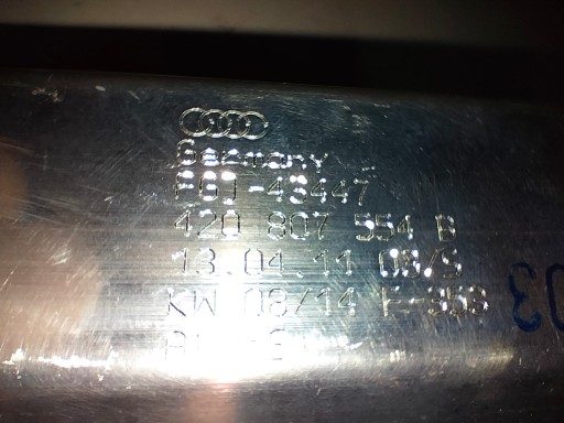 NOSAČ GREDE ZADNJI DESNA STRANA AUDI R8 07-15