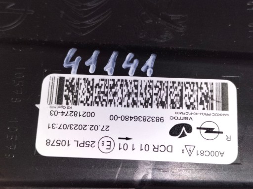 LAMPA FAR PREDNJA DESNA STRANA OPEL ZAFIRA D 19- VIVARO C XENON
