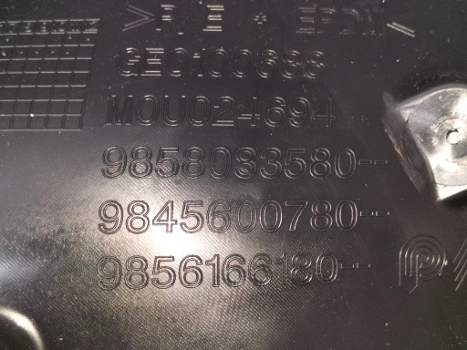 PVC BLATOBRANA PREDNJA STRANA DESNA CITROEN C3 IV E-C3 24-CC21