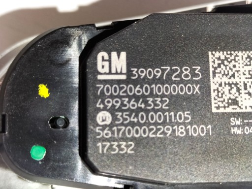 PREKIDAČ VOZAČA JAČINE ZVULA RADIA TELEFONU DESNA STRANA OPEL GRANDLAND X 17-