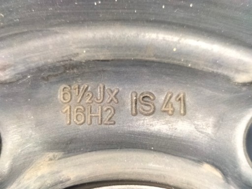 FELGA ČELIČNA OPEL ASTRA 4 IV J 09- ZAFIRA C 11- 6,5JX16 ET41
