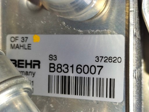 HLADNJAK ULJA BMW 1 E81 E87 04- 3 E46 01- E90 E91 E92 E93