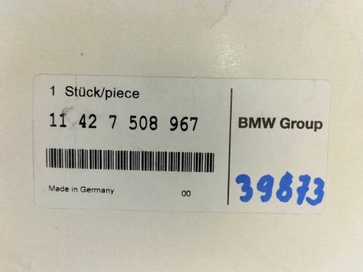 HLADNJAK ULJA BMW 1 E81 E87 04- 3 E46 01- E90 E91 E92 E93