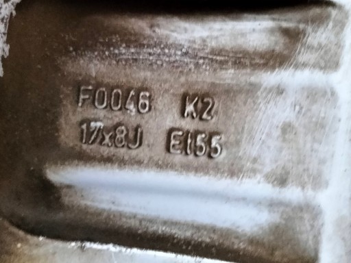 FELGE FELGA ALUMINIJSKE FORD RANGER IV V 11-22 8JX17