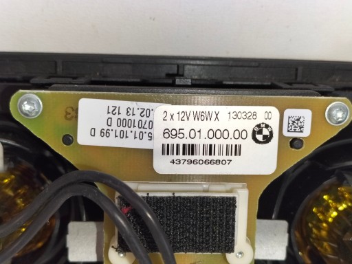 OSVIJETLJENJE SVIJETLO TAPACIRUNG KROVA ZADNJI BMW 5 F10 10- 6 F06 F12 F13 11-