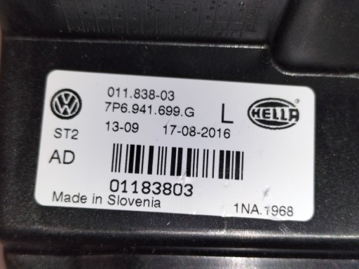 MAGLENKA LAMPA FAR LIJEVA STRANA VW TOUAREG II REDIZAJN 14-18