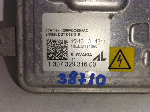 MODUL BALAST XENON OPEL ZAFIRA C 12- ASTRA IV J