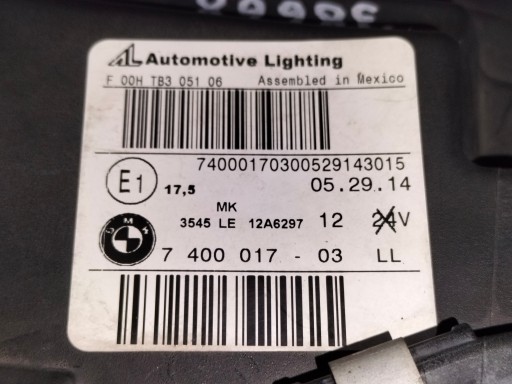 LAMPA FAR PREDNJA LIJEVA STRANA BMW X3 F25 X4 F26 LCI REDIZAJN 14-17 BI-XENON