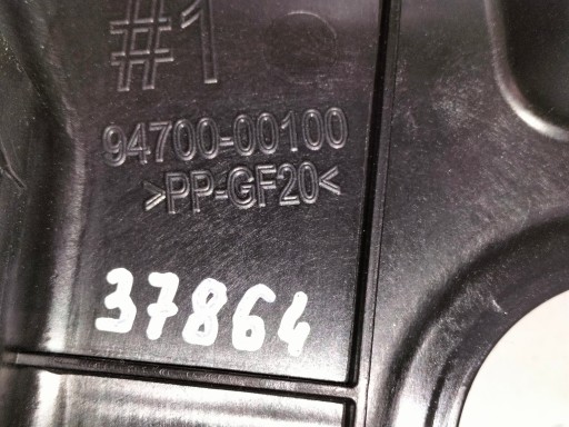 DIZAČ PROZOR VRATA ZADNJI PANEL LIJEVA STRANA KIA CEED III 18- HATCHBACK (OBIČNI)