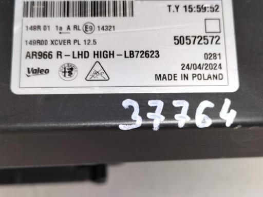 LAMPA FAR PREDNJA DESNA STRANA ALFA ROMEO MILANO JUNIOR 24- FULL LED