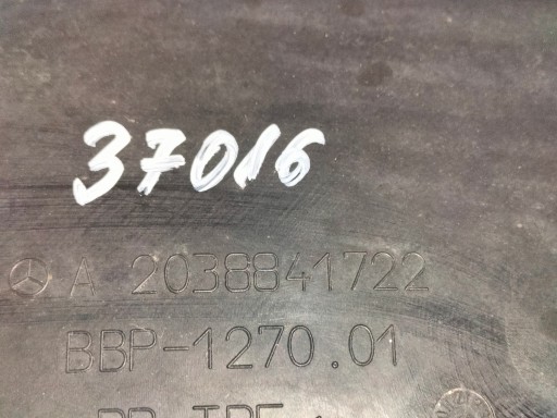 PVC BLATOBRANA PREDNJA STRANA LIJEVA MERCEDES CLC CL203 08-11