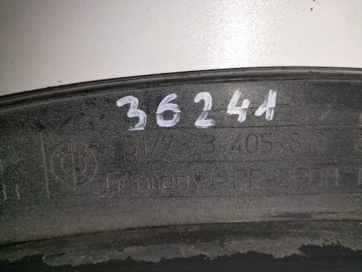 POKLOPAC LAJSNA BLATOBRANA PREDNJA STRANA DESNA BMW X3 E83 03-10