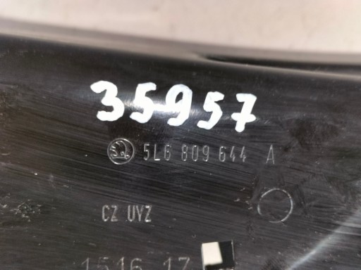 CRIJEVO / REŠETKA USZCZELNIAJĄCY STUBA ZADNJI DESNA STRANA SKODA YETI REDIZAJN 13- CRIJEVO / REŠETKA USZCZELNIAJĄCY STUBA ZADNJI DESNA STRANA SKODA YETI REDIZAJN 13-