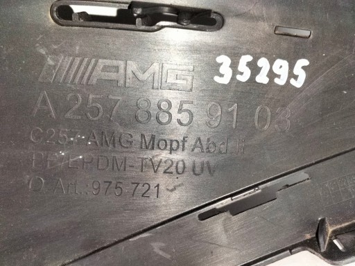 MASKA MREŽICA BRANIKA PREDNJA STRANA LIJEVA MERCEDES CLS C257 18- AMG