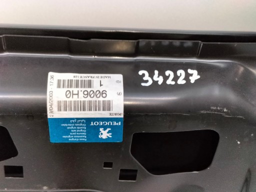 VRATA ZADNJA ZADNJI LIJEVA PEUGEOT 307 01- SW KARAVAN