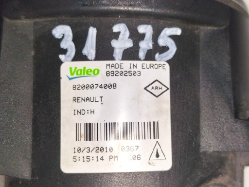 MAGLENKA LAMPA FAR LIJEVA STRANA DESNA RENAULT MEGANE II 02- KANGOO 08- LAGUNA 01-