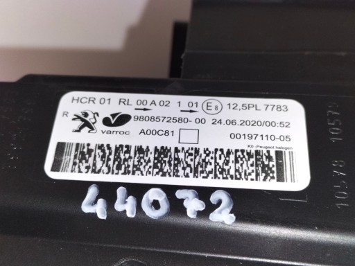 LAMPA FAR PREDNJA DESNA STRANA PEUGEOT EXPERT III 16-