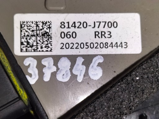 BRAVA VRATA ZADNJIH  ZADNJI DESNA STRANA KIA PROCEED III 18- PRO CEED