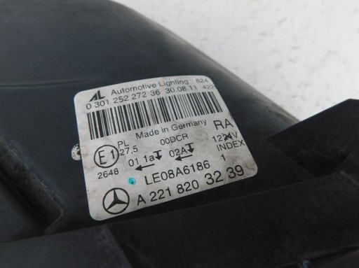 MERCEDES W221 S-KLASA XENON REDIZAJN FAR DESNA STRANA