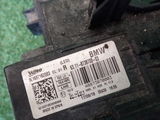 BMW F32 F33 F34 4 FULL LED REDIZAJN 17- FAR DESNA STRANA LAMPA BMW F32 F33 F34 4 FULL LED REDIZAJN 17- FAR DESNA STRANA LAMPA