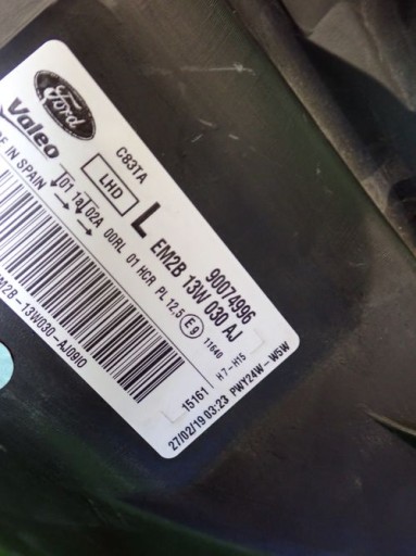 FORD S-MAX MK2 GALAXY MK4 15- FAR LIJEVA STRANA LAMPA EM2B-13W030-AJ