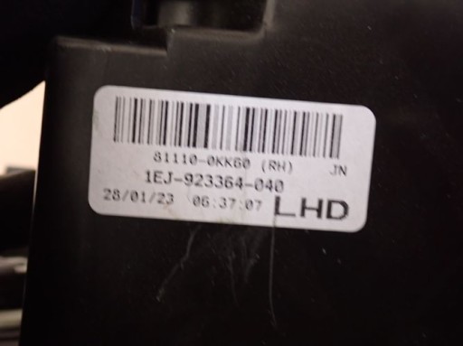 TOYOTA HILUX VIII REDIZAJN 20- FAR DESNA STRANA LAMPA 1EJ-923364-040 TOYOTA HILUX VIII REDIZAJN 20- FAR DESNA STRANA LAMPA 1EJ-923364-040